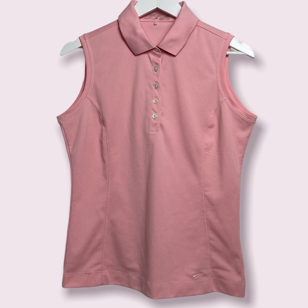 𝅺⭐️sale⭐️ Nike Golf Dri-Fit Pink Shirt in size M